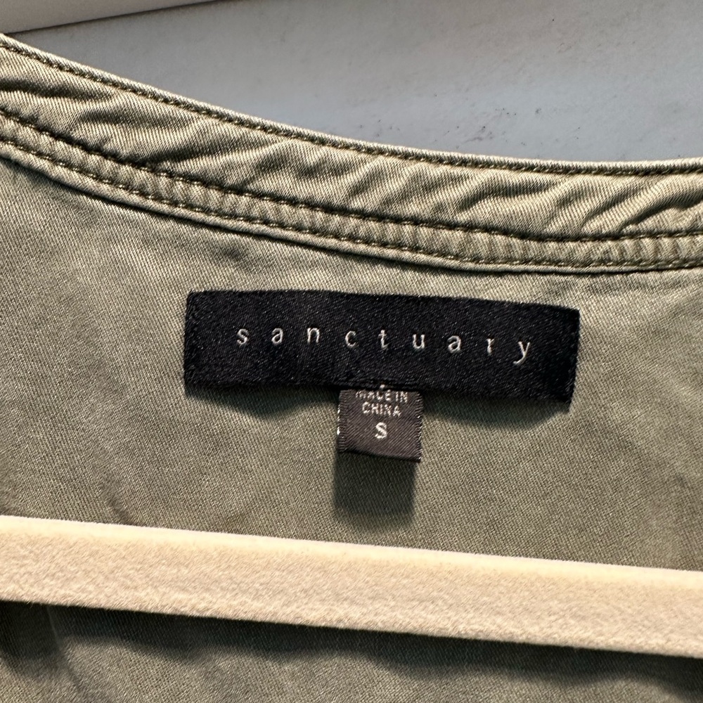 Sanctuary olive green jumpsuit small - Picture 4 of 4